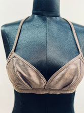 Load image into Gallery viewer, Tara, the Halter bra in Dupian silk