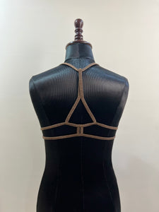 Tara, the Halter bra in Dupian silk