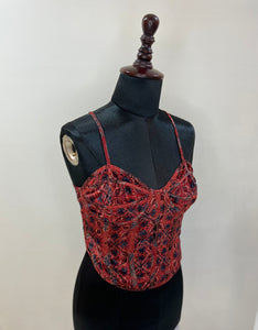 Shobai, the Corset in Velvet & Modal Silk