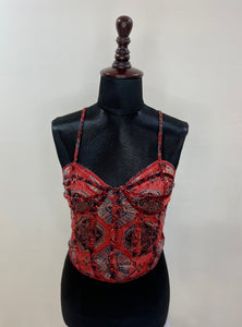 Shobai, the Corset in Velvet & Modal Silk