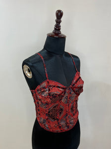 Shobai, the Corset in Velvet & Modal Silk