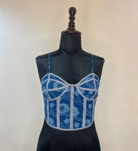 Load image into Gallery viewer, Shobai, the Corset in Denim